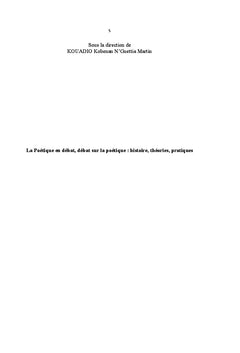 La Poétique en débat, débat sur la poétique