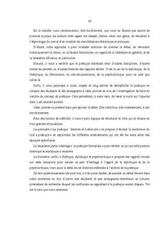 La Poétique en débat, débat sur la poétique