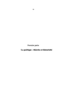 La Poétique en débat, débat sur la poétique