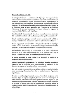 La haute trahison