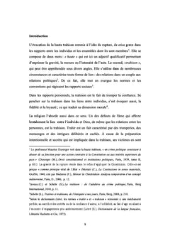 La haute trahison