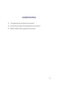 Investissement