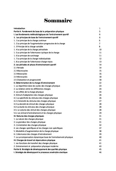 La philosophie moderne de la préparation physique
