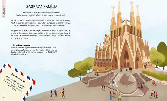 Jeunes explorateurs à la découverte de Barcelone