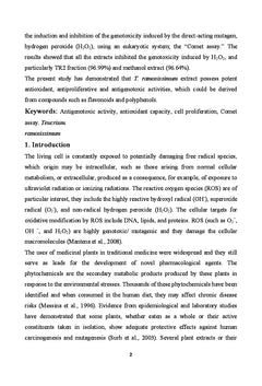 Phytochemistry and Bioactivity of Teucrium ramosissimum