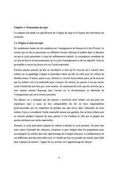 L'Usage des jeux, chansons et comptines au prescolaire