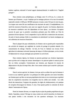 Femme et Microfinance en milieu urbain