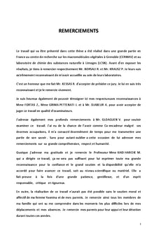 Les polysaccharides pariétaux de l'Arganier