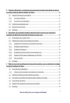 Faible disponibilité des agents de santé (zones rurales Côte d'Ivoire)