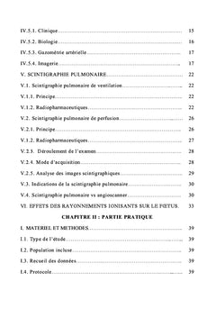 Embolie pulmonaire pendant la grossesse