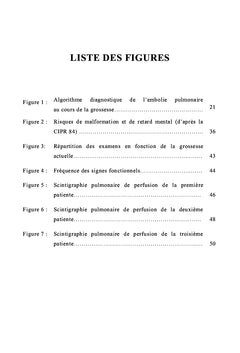 Embolie pulmonaire pendant la grossesse
