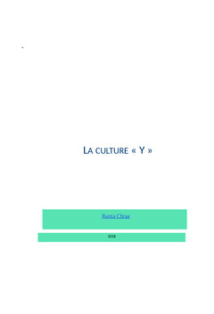 La culture « Y »