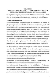 Agriculture et risques climatiques au Bénin