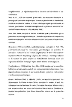 Agriculture et risques climatiques au Bénin