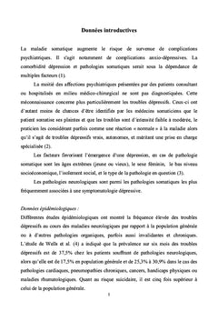 Dépression et maladies neurologiques