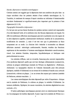 Dépression et maladies neurologiques