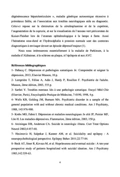 Dépression et maladies neurologiques