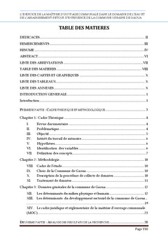 Maîtrise d'Ouvrage Communale dans le domaine de l'AEPA