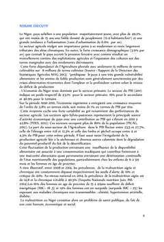 Intégration de la nutrition dans l'Agriculture