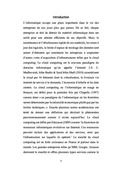 Business model et création de valeur du cloud