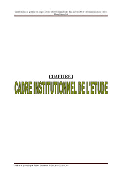 Gestion des risques dans l'univers des télécommunications