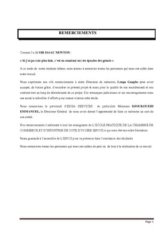 Évaluation du processus achat d'EDGA SERVICES