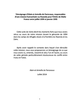 Les larmes des mille collines