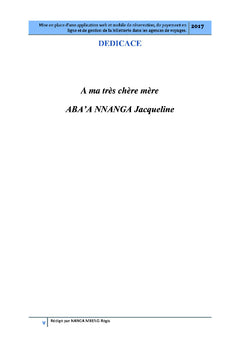 Application mobile de gestion des réservations de voyage en ligne