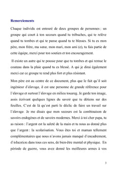 Savoirs endogènes et développement de l'élevage en milieu Touareg