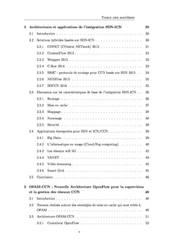 Nouvelle architecture Internet basée sur les réseaux hybrides SDN-CCN