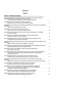 Thermique des systèmes - efficacité et enjeux