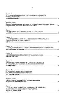 LE THÉÂTRE IVOIRIEN Bilan, critiques, perspectives