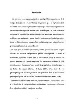 Les crues éclair dans les bassins montagnards marocain non aménagé