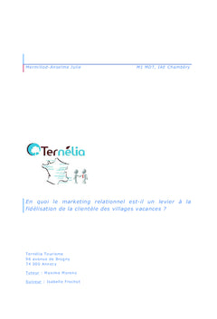 Fidelisation de la clientele