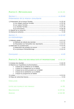 Fidelisation de la clientele