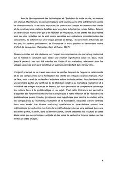 Fidelisation de la clientele