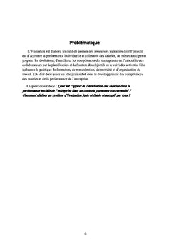 L'évaluation des RH et la performance sociale d'entreprise