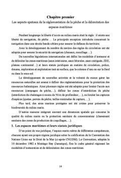 Analyse Territoriale de la Reglementation des Peches en Tunisie