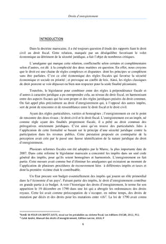 Aspects Techniques et Juridiques des Droits d'Enregistrement