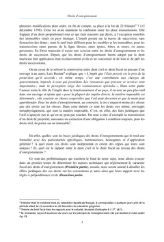 Aspects Techniques et Juridiques des Droits d'Enregistrement