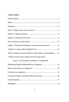 L'ancrage de l'éthique en santé et du VIH-SIDA