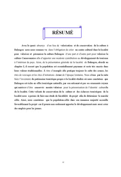 Valorisation du tourisme culturel à Balengou