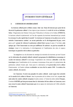 Valorisation du tourisme culturel à Balengou