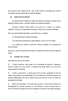 Valorisation du tourisme culturel à Balengou