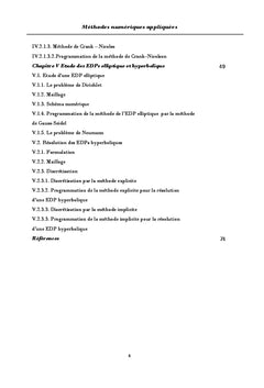 Méthodes Numériques Appliquées