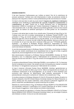 Changement climatique au Sahel: quelles innovations agricoles adoptées?