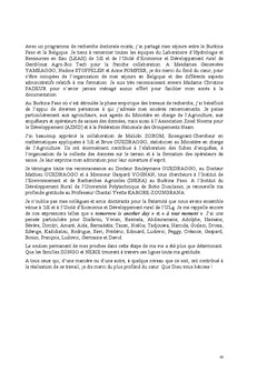 Changement climatique au Sahel: quelles innovations agricoles adoptées?