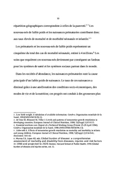Evaluation de l'efficacite de l'elevage des PPN/ Kangouroutherapie