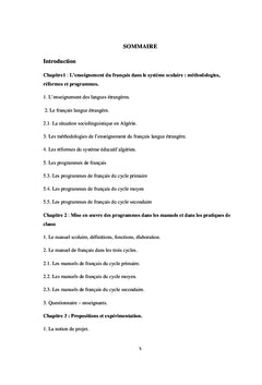 Analyse des manuels scolaires en Algérie