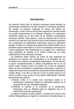 La transformation martensitique dans les aciers inoxydables